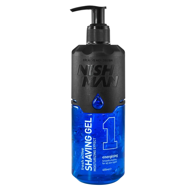 ГЕЛЬ ДЛЯ БРИТЬЯ 1 NISHMAN 400 ML (СИНИЙ) SHAVING GEL ГЕЛЬ ДЛЯ БРИТЬЯ 1 NISHMAN 400 ML (СИНИЙ) SHAVING GEL
