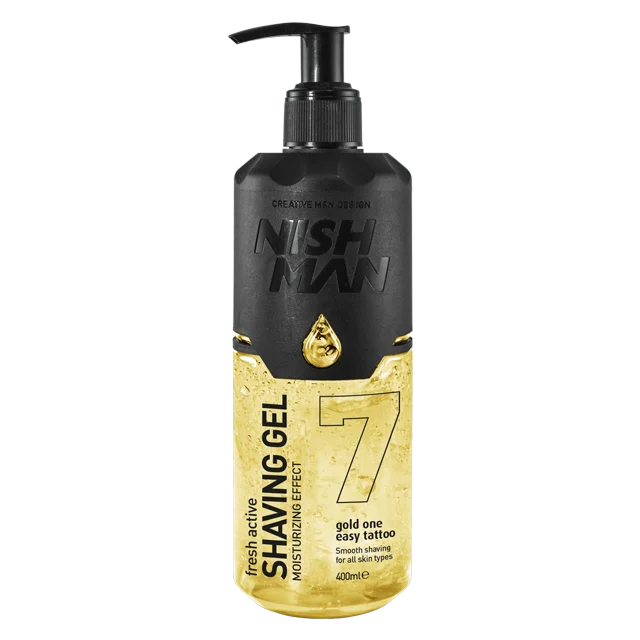 ГЕЛЬ ДЛЯ БРИТЬЯ 7 NISHMAN 400 ML (ЗОЛОТОЙ) SHAVING GEL ГЕЛЬ ДЛЯ БРИТЬЯ 7 NISHMAN 400 ML (ЗОЛОТОЙ) SHAVING GEL