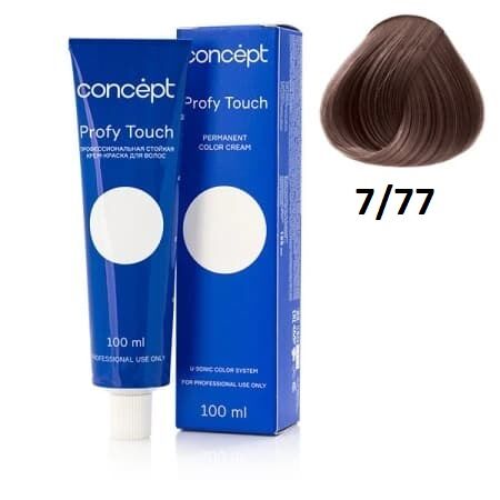 7.77 Интенсивный светло-коричневый (Intensive Brown Blond), 100 мл Концепт PROFY TOUCH